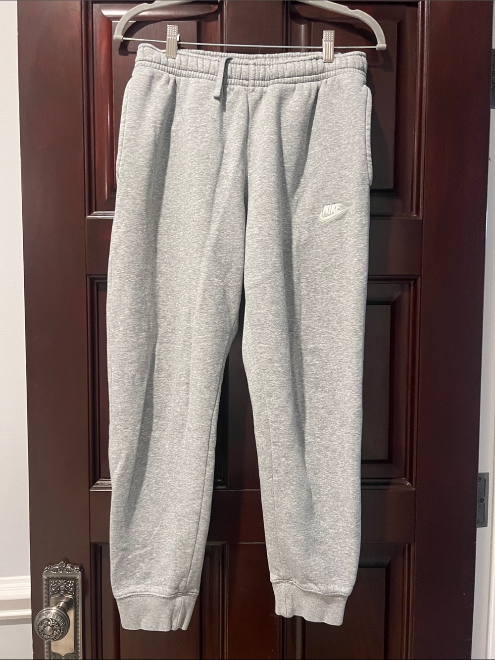 Nike Gray Fleece Jogger Pants